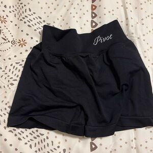 Women's Black Athletic Shorts